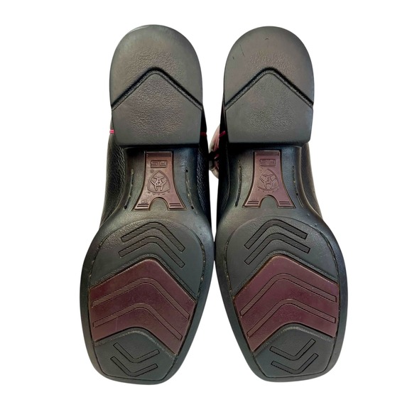 Ariat Outsider 10017368 Black Pink Stitch Western Cowboy Boots Women's 9.5B - Picture 12 of 12